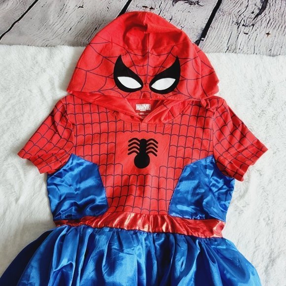 Girls' Marvel Spider-Man Cosplay Dress, 3KIDC-AG - Picture 4 of 5